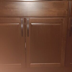 Cabniet and countertop